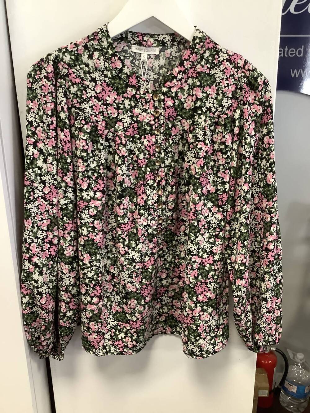 NEW MARY SQUARE women's brianna top in pink